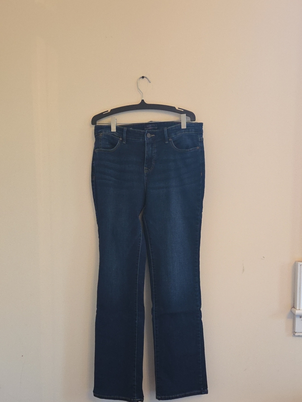 Boot Cut Size 8 Talbots Dark Blue Flare Jeans